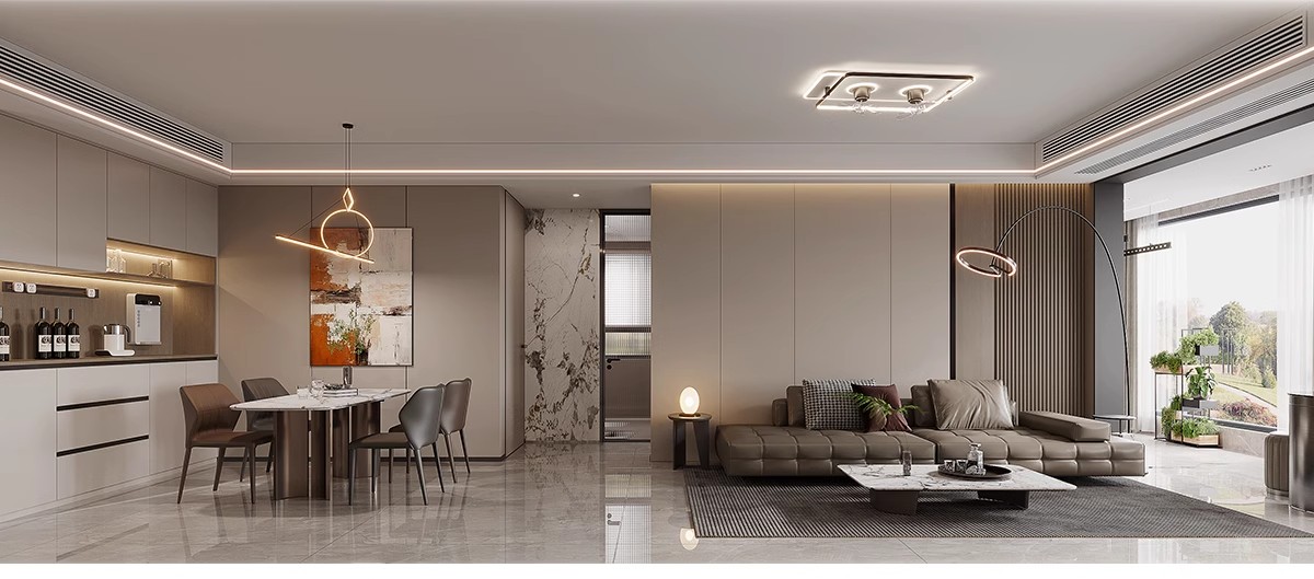 图片[5]-1300张，意式装修设计效果图 极简轻奢风格家装房屋房子客厅卧室室内图库-大怪兽分享