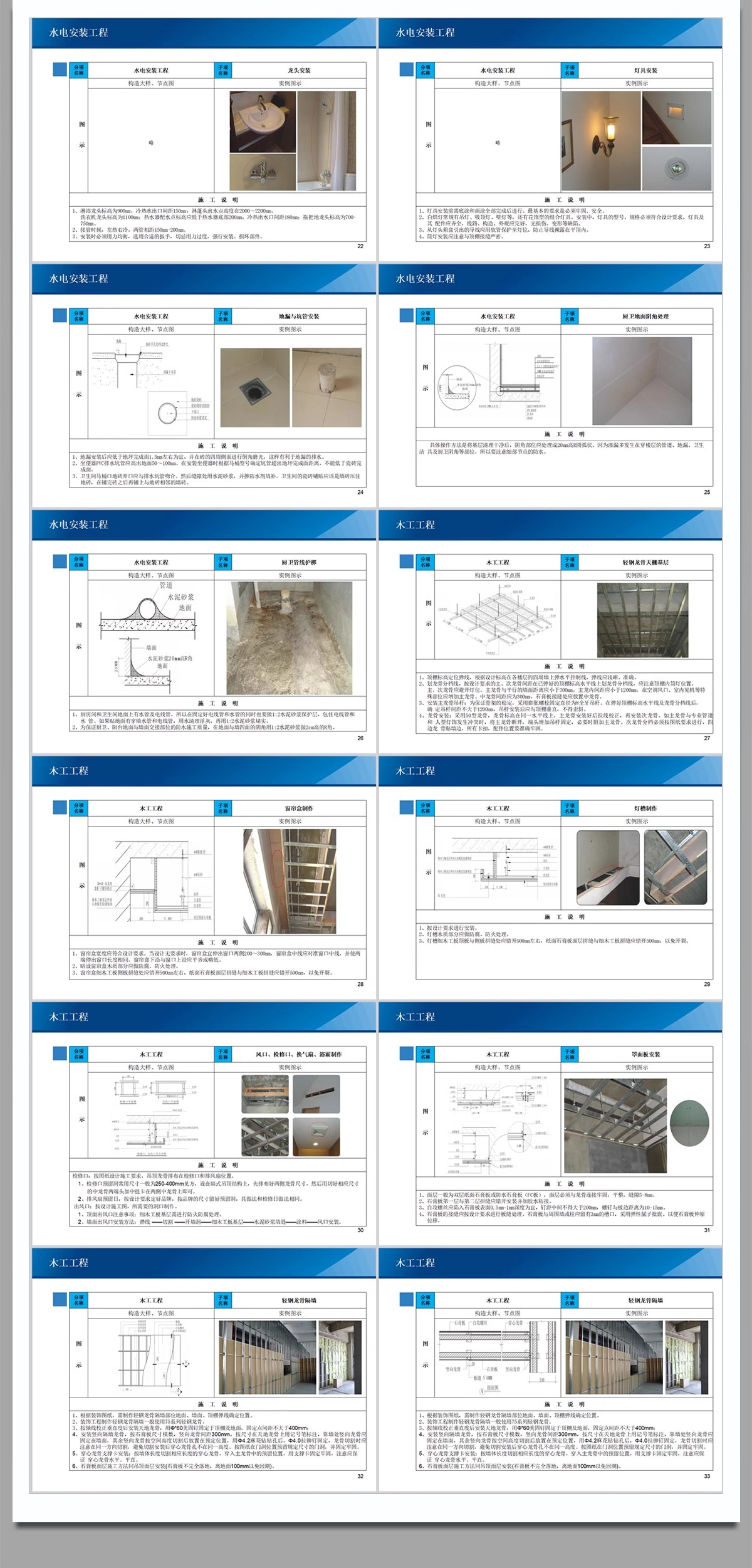 图片[6]-室内装修施工工艺流程PPT模板 装饰公司工程验收标准流程规范手册-大怪兽分享