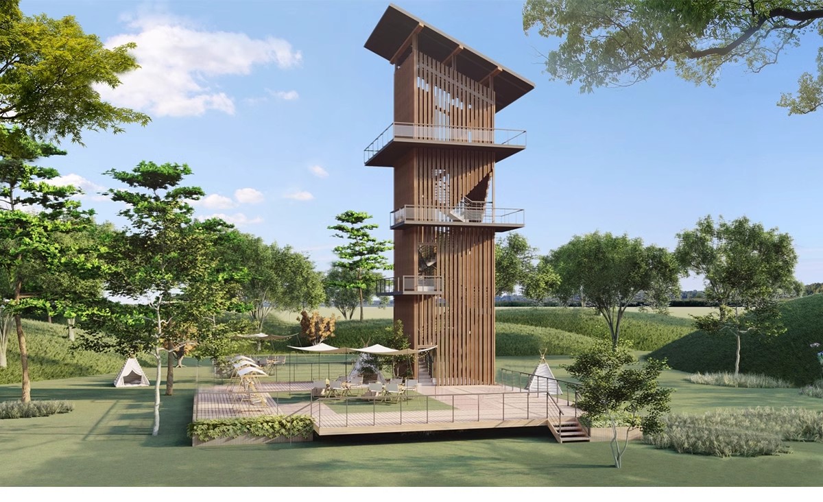 图片[6]-民宿度假村旅游景区公园观鸟瞭望台眺望塔观景平台草图大师SU模型-大怪兽分享