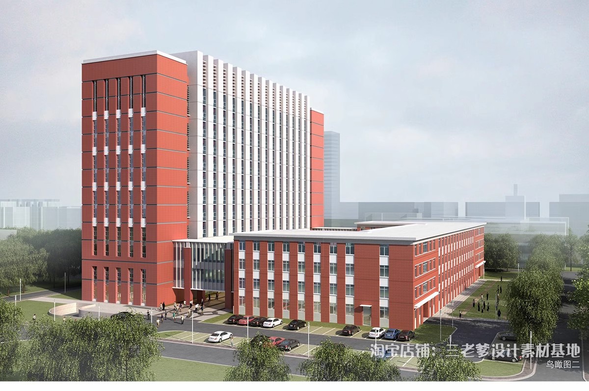 图片[6]-教学楼CAD施工图 综合楼小学中学大学建筑方案设计图库平面布局图-大怪兽分享