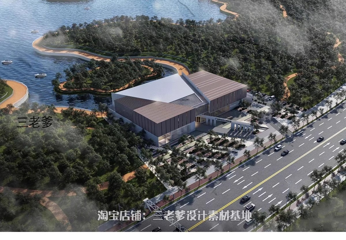 图片[6]-500套，文化展览博物馆建筑设计文体中心图书纪念馆方案文本SU模型PPT-大怪兽分享