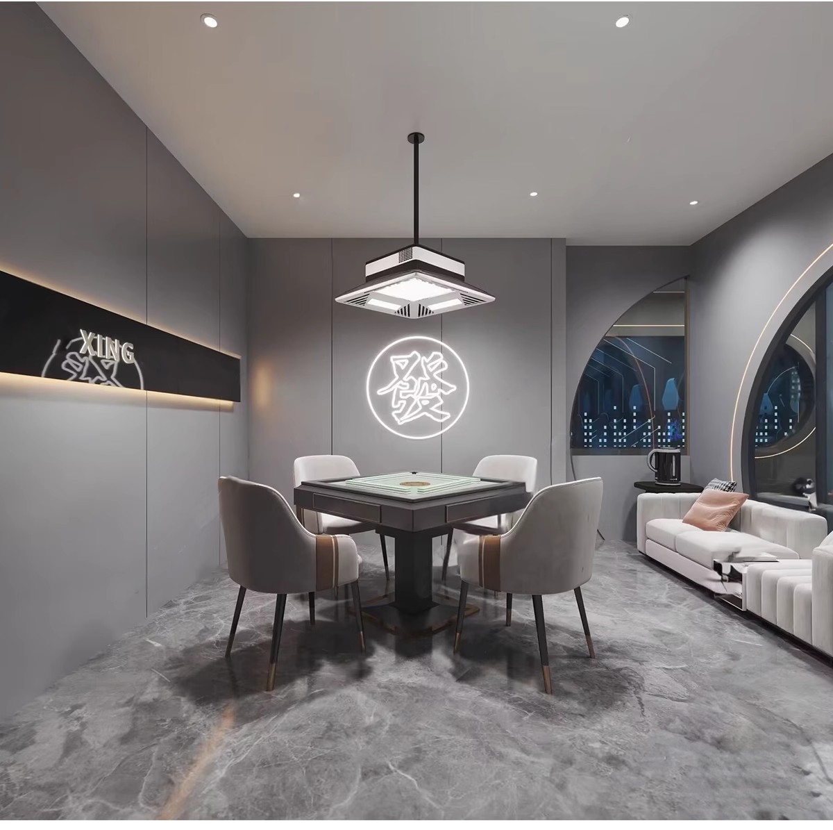 图片[6]-草图大师家装工装棋牌室麻将室围棋包厢包间娱乐室桌椅SU模型素材-大怪兽分享