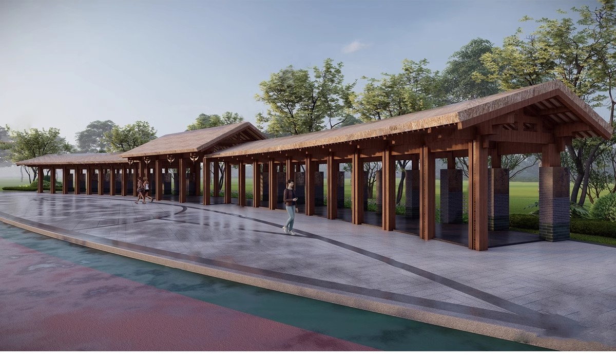 图片[6]-庭院防腐 木 花架休闲葡萄架长廊公园户外景观廊架su模型草图大师-大怪兽分享