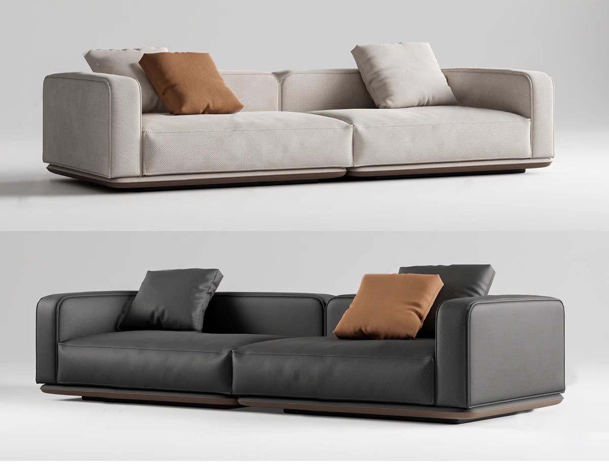 图片[6]-现代北欧沙发SU模型 客厅多人转角双人异形单人布艺沙发草图大师-大怪兽分享