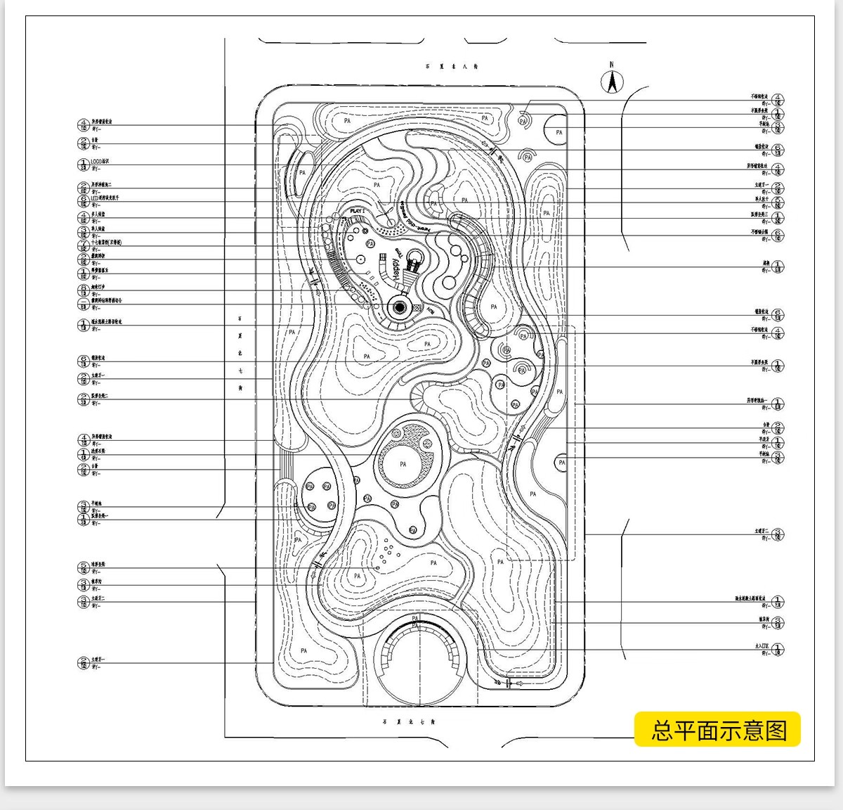 图片[6]-700套，园林景观公园小游园滨水湿地广场全套cad施工图规划平面设计方案-大怪兽分享