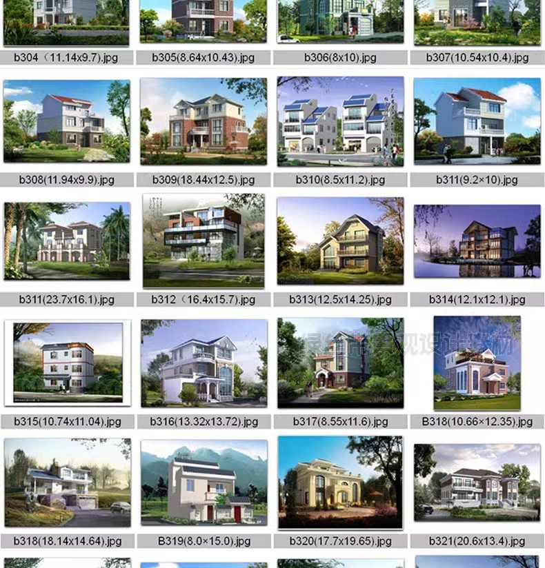 图片[6]-自建房别墅建筑新农村乡村效果施工图三层房屋结构设计图cad图纸-大怪兽分享