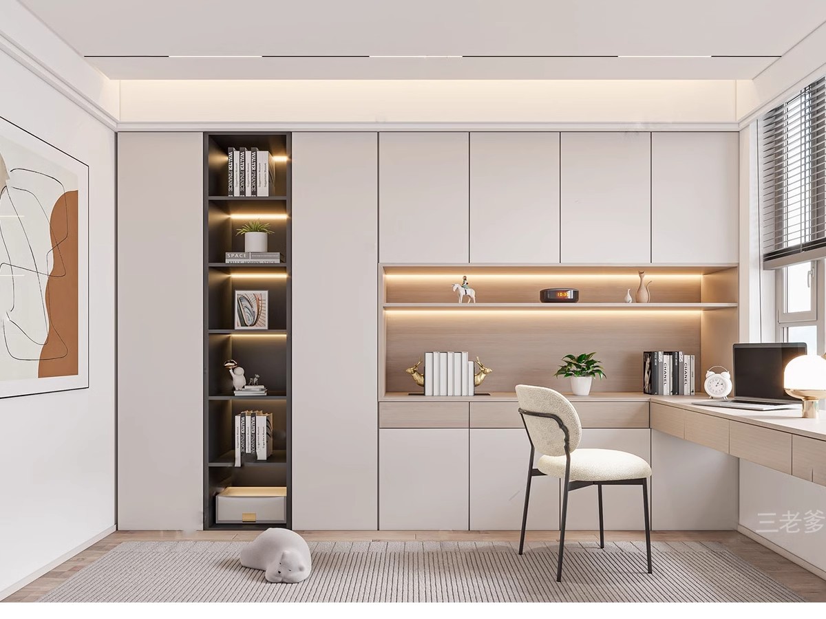 图片[7]-现代简约轻奢风格草图大师模型室内设计家装家具客厅卧室SU素材库-大怪兽分享