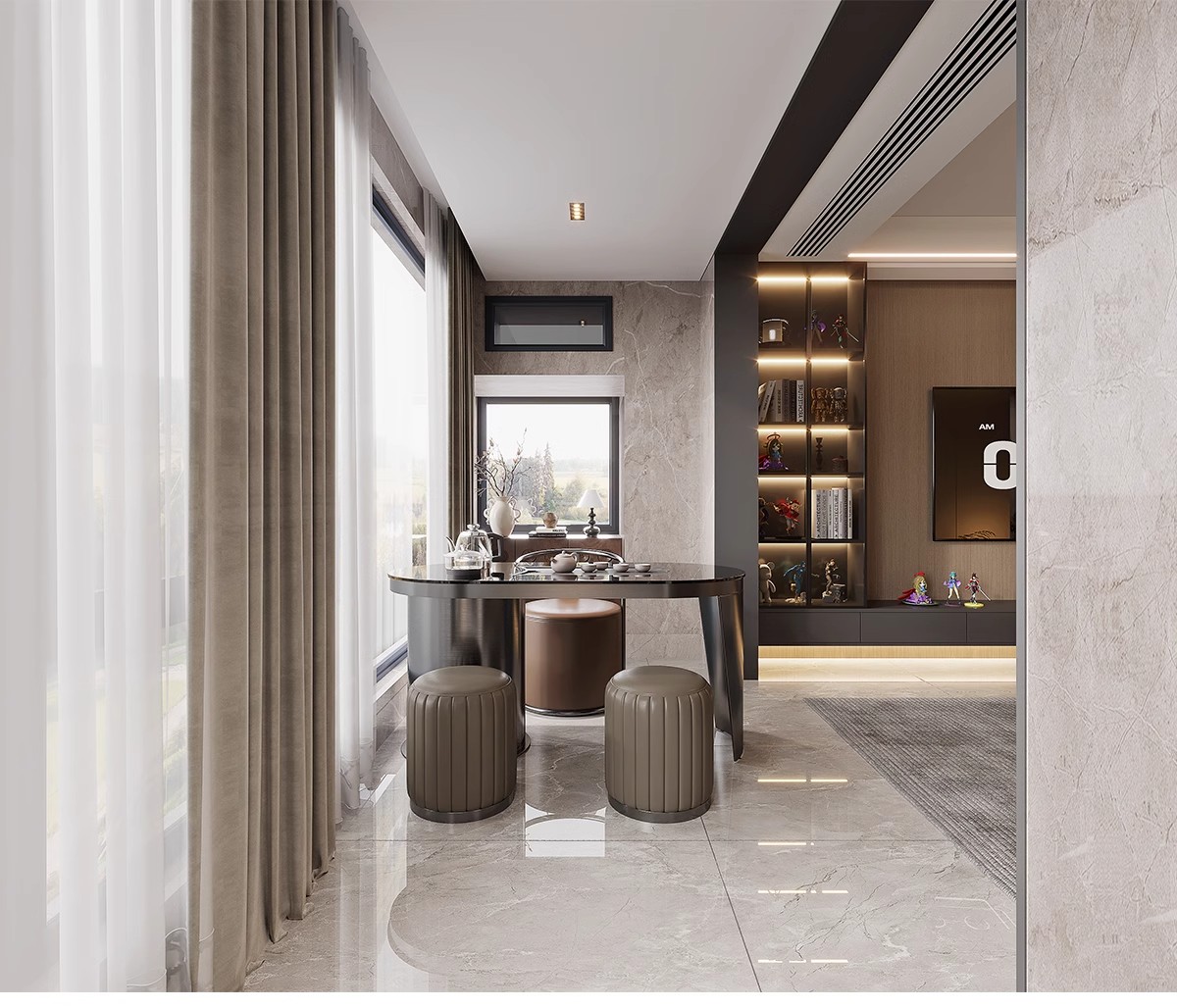 图片[6]-1300张，意式装修设计效果图 极简轻奢风格家装房屋房子客厅卧室室内图库-大怪兽分享