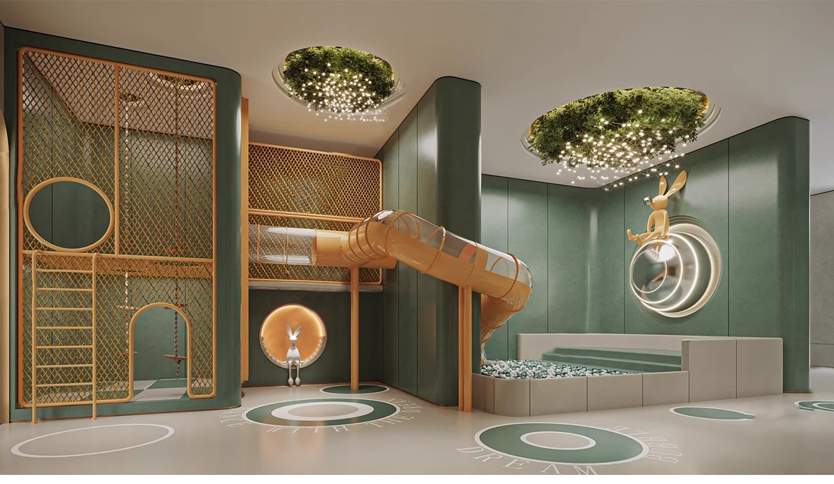 图片[5]-儿童乐园早教中心教室幼儿园3d模型室内CAD施工图3dmax效果平面SU-大怪兽分享