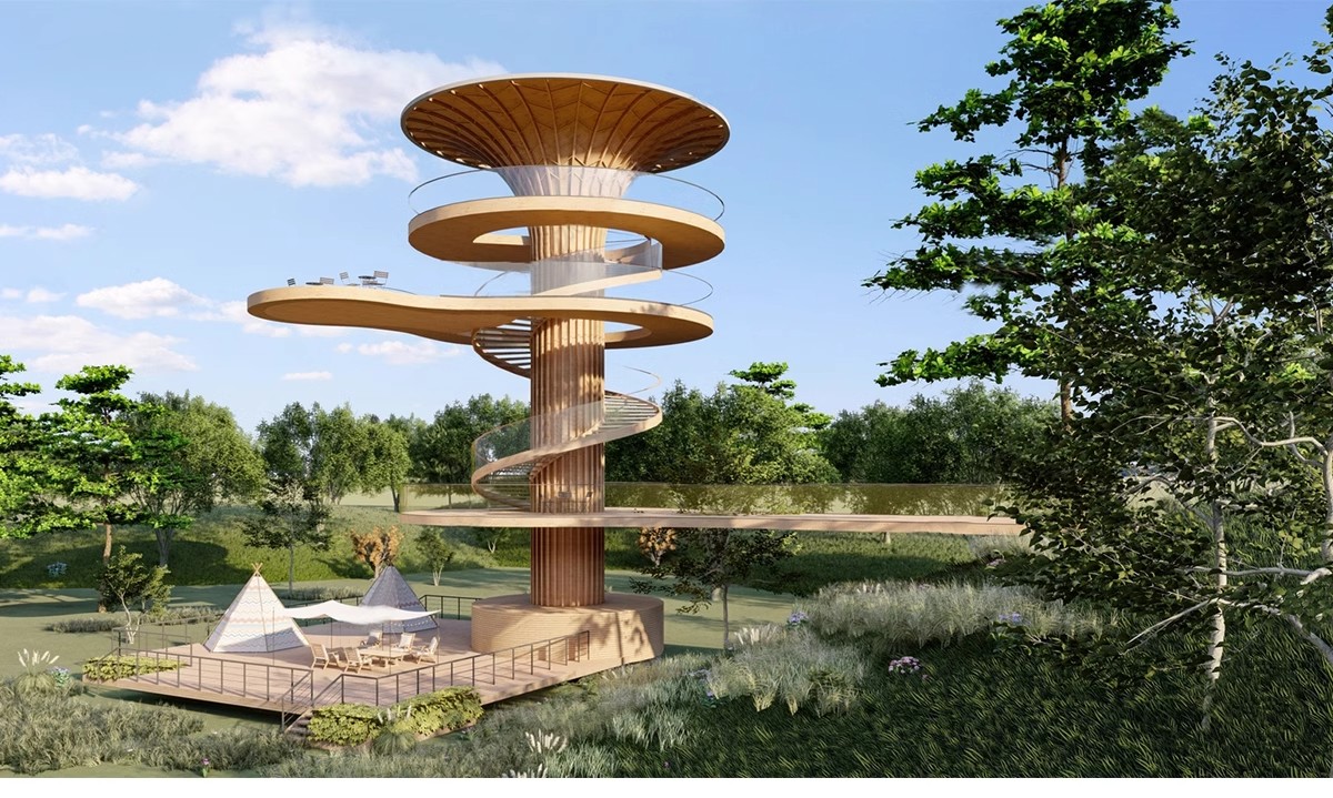 图片[7]-民宿度假村旅游景区公园观鸟瞭望台眺望塔观景平台草图大师SU模型-大怪兽分享