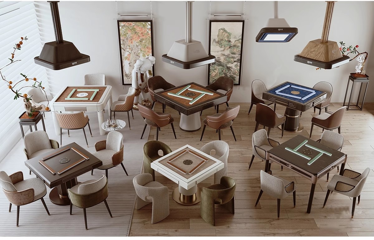 图片[7]-草图大师家装工装棋牌室麻将室围棋包厢包间娱乐室桌椅SU模型素材-大怪兽分享