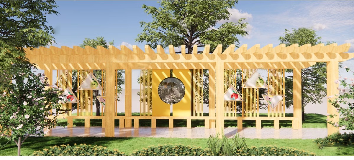 图片[7]-庭院防腐 木 花架休闲葡萄架长廊公园户外景观廊架su模型草图大师-大怪兽分享