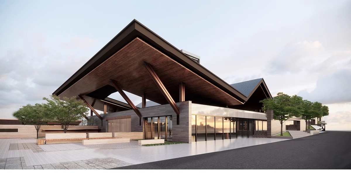 图片[7]-坡屋顶建筑SU模型公建文化展览馆服务中心新中式折线建筑草图大师-大怪兽分享