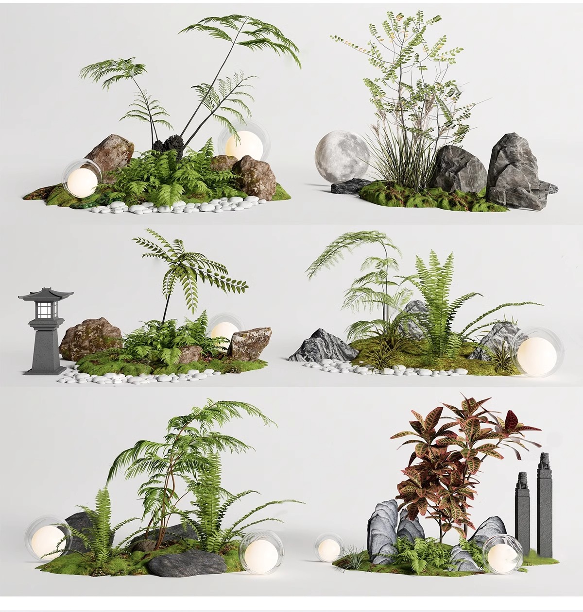 图片[7]-现代园林景观树SU模型植物组团乔木灌木地被花卉sketchup草图大师-大怪兽分享