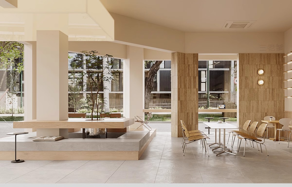 图片[7]-奶茶店咖啡厅CAD施工图纸3d效果图茶楼配套全套设计装修su模型-大怪兽分享