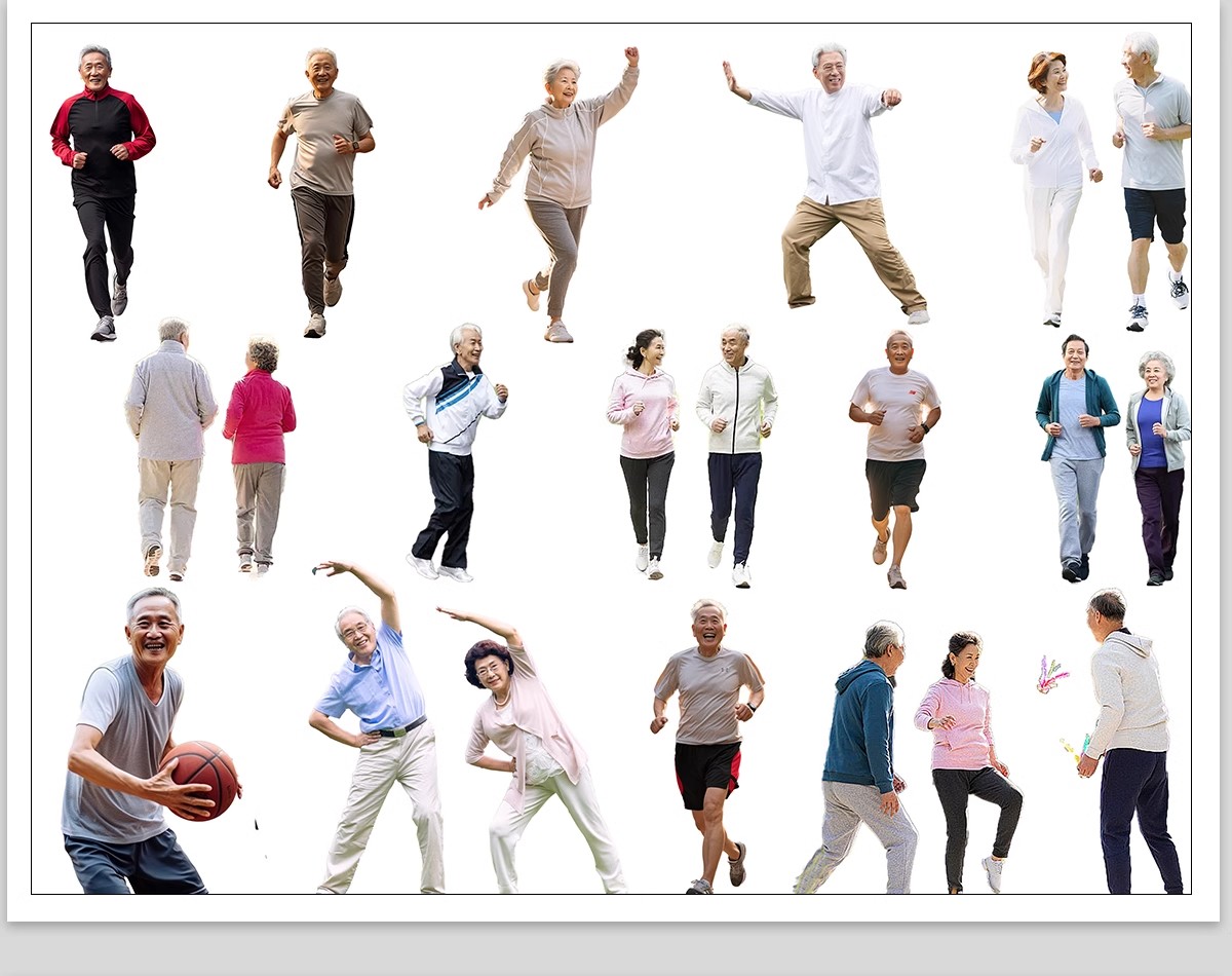 图片[7]-人物青年老人小孩子PS后期素材建筑效果图后期鸟瞰亚洲人PNG免抠-大怪兽分享