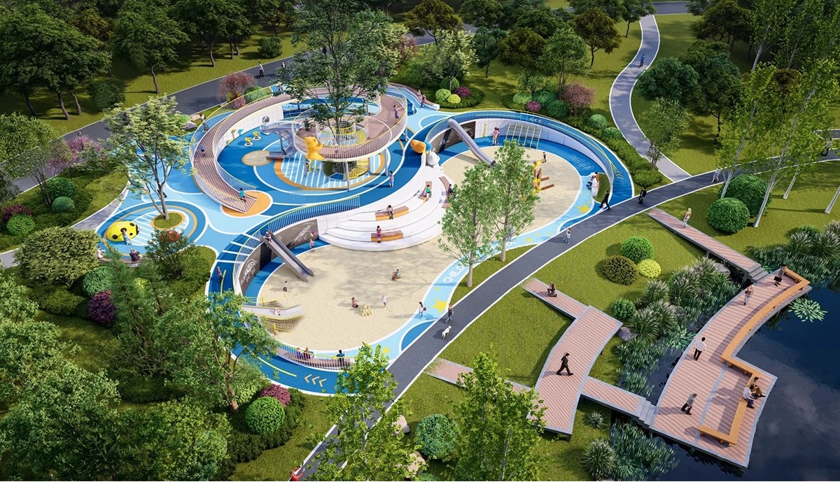 图片[7]-儿童乐园SU模型 游乐场活动区户外拓展训练设施CAD施工图草图大师-大怪兽分享