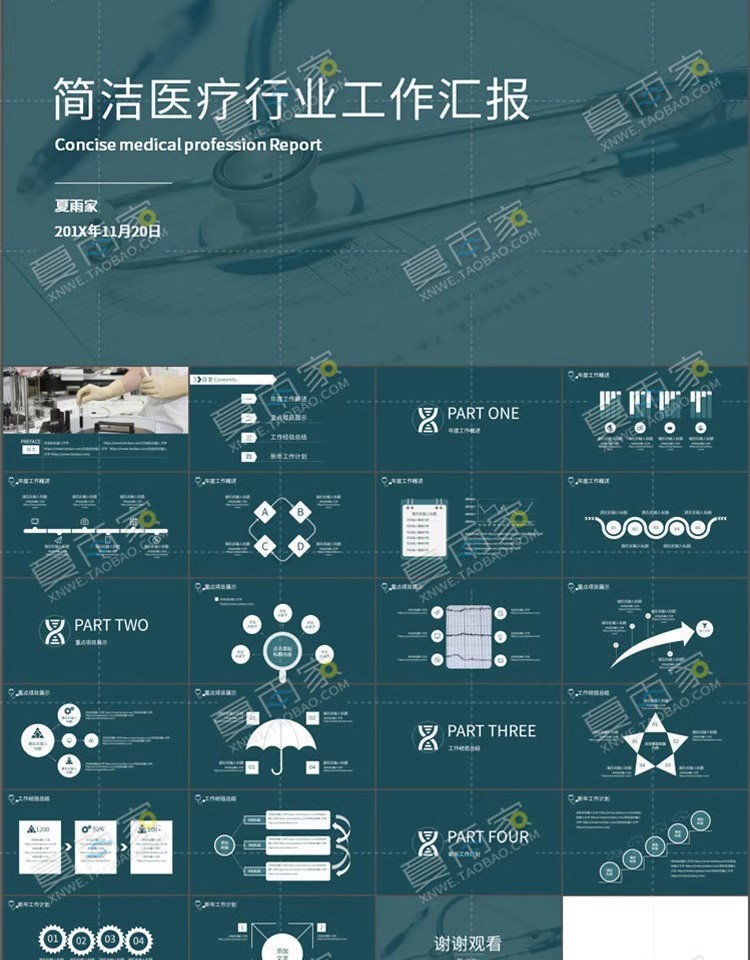 图片[5]-医学医疗PPT模板医院医生护士卫生护理工作总结汇报动态ppt素材-大怪兽分享