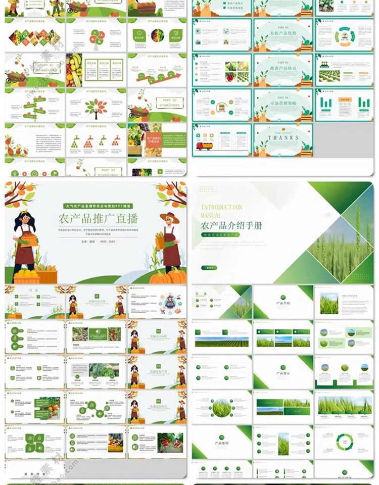 图片[5]-农业农产品PPT模板介绍营销宣传推广水果蔬菜生鲜有机食品绿色-大怪兽分享