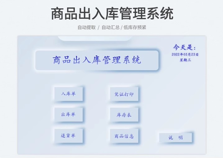 图片[7]-超市管理系统表格进销存excel模板商品商场仓库补货利润资本货架-大怪兽分享