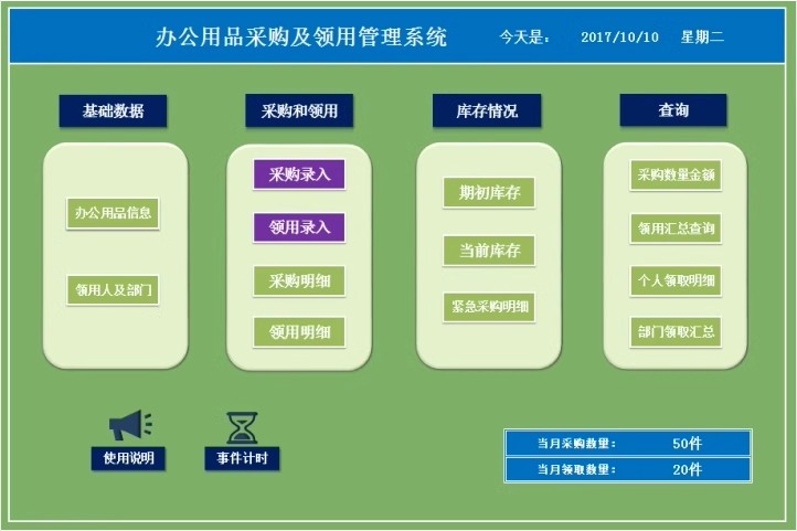图片[8]-办公用品管理系统回形针文具大全胶水长尾夹耗材领用采购出入登记-大怪兽分享