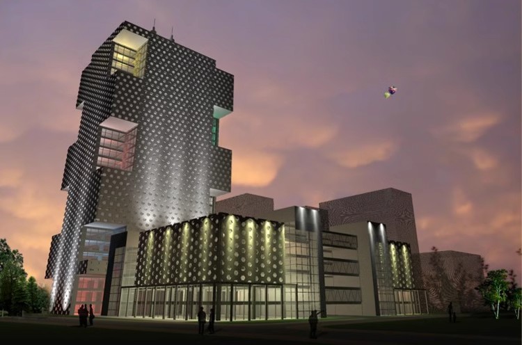 图片[7]-300套，高层多层办公楼CAD施工图纸配效果图 写字楼建筑方案外观设计素材-大怪兽分享