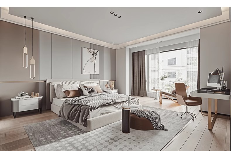 图片[7]-2025轻奢装修设计风格效果图片实景样板房现代软装简约CAD施工图-大怪兽分享