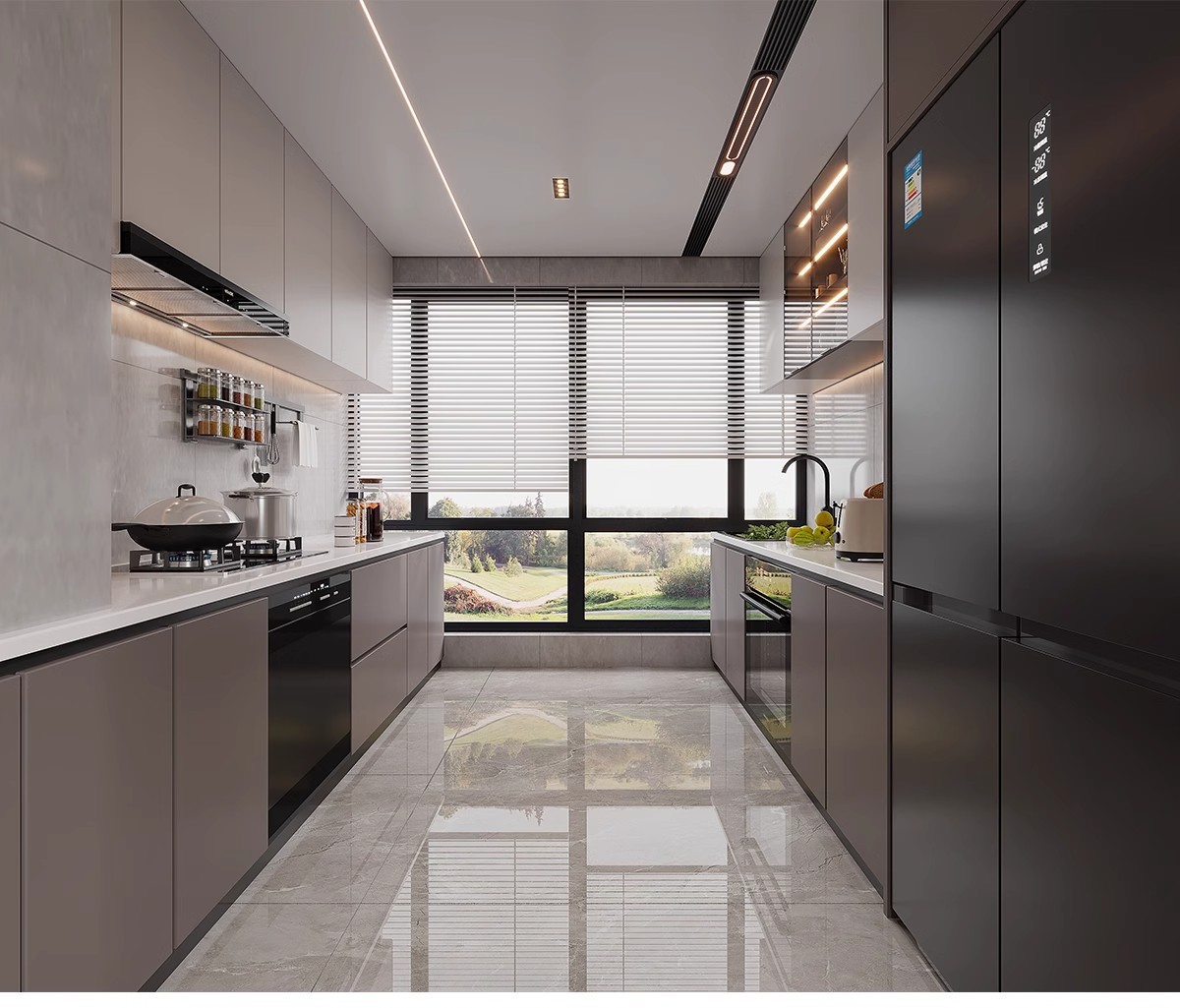 图片[7]-1300张，意式装修设计效果图 极简轻奢风格家装房屋房子客厅卧室室内图库-大怪兽分享