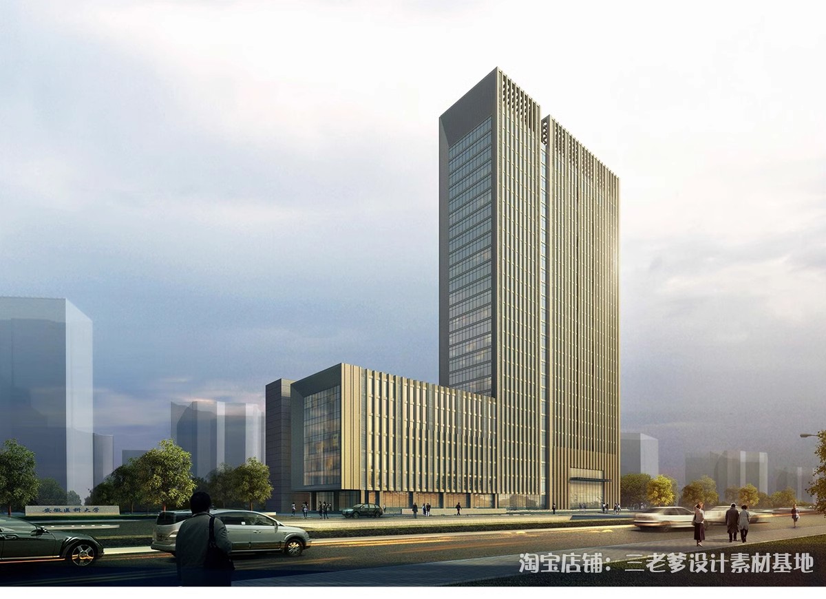 图片[8]-教学楼CAD施工图 综合楼小学中学大学建筑方案设计图库平面布局图-大怪兽分享