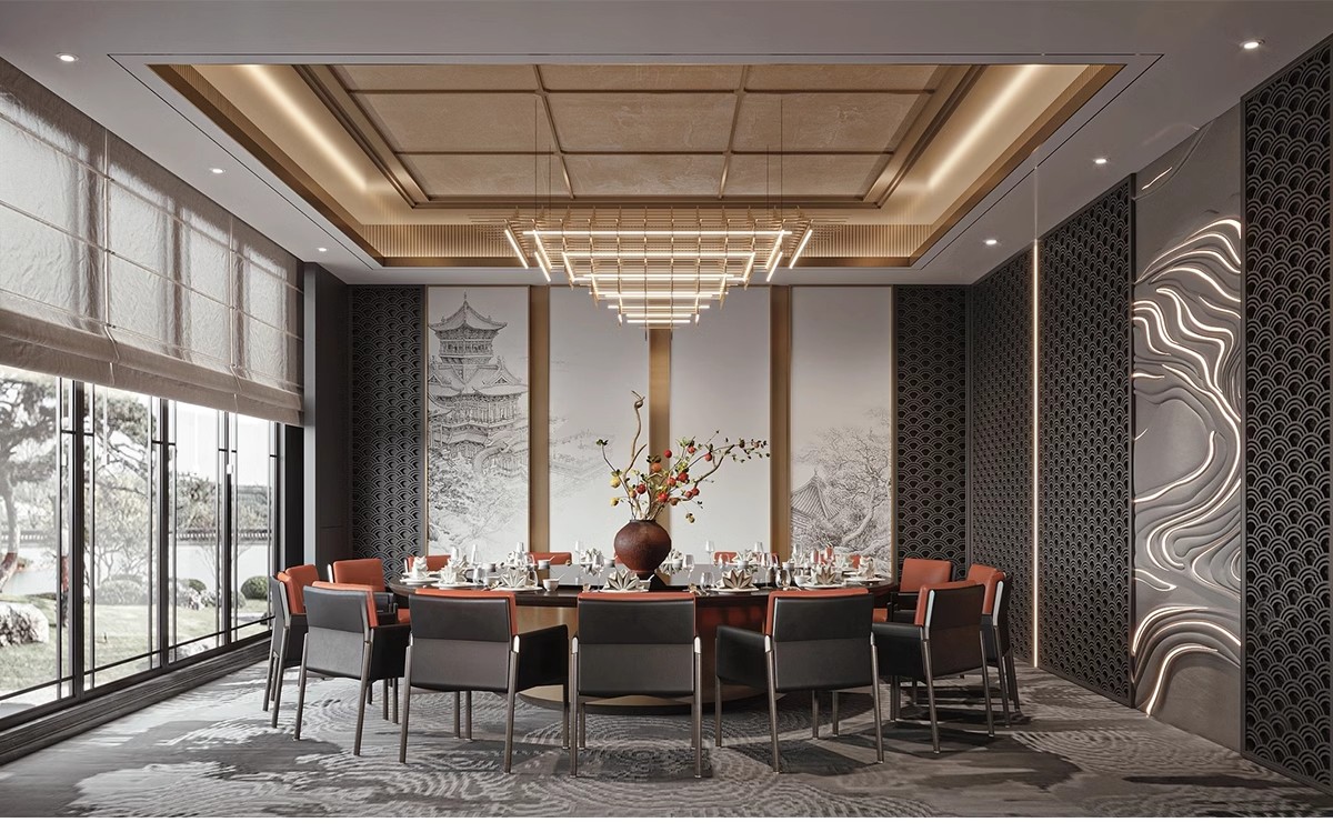 图片[8]-草图大师 新中式餐厅包厢 酒店包厢 包间包房餐馆餐饮空间 SU模型-大怪兽分享