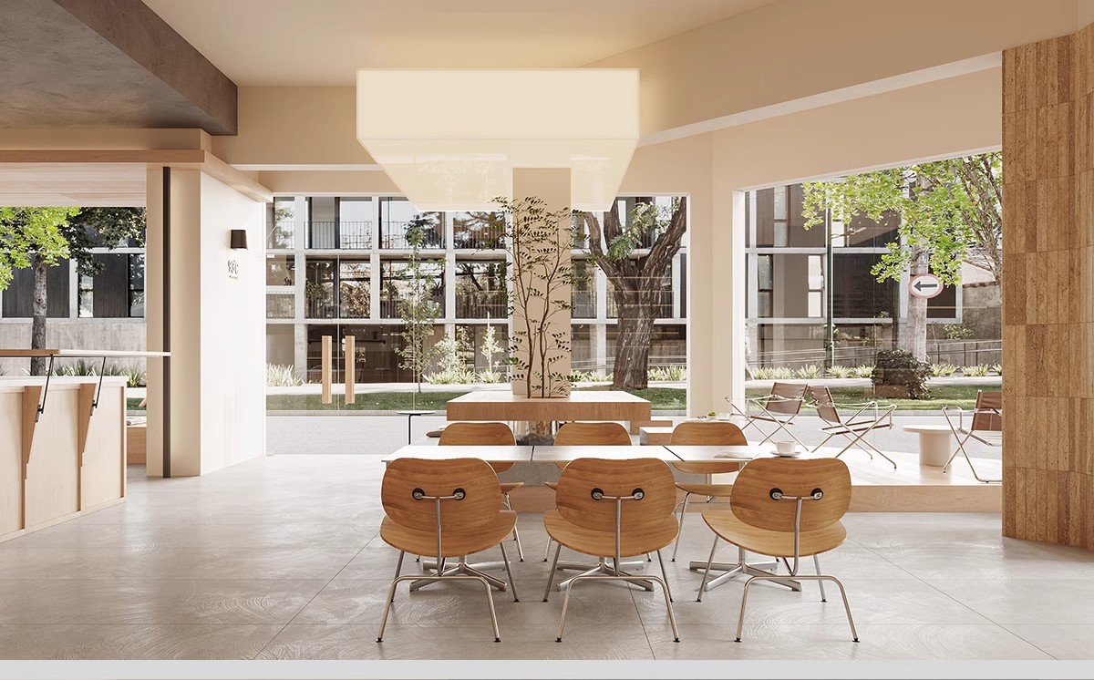 图片[8]-奶茶店咖啡厅CAD施工图纸3d效果图茶楼配套全套设计装修su模型-大怪兽分享