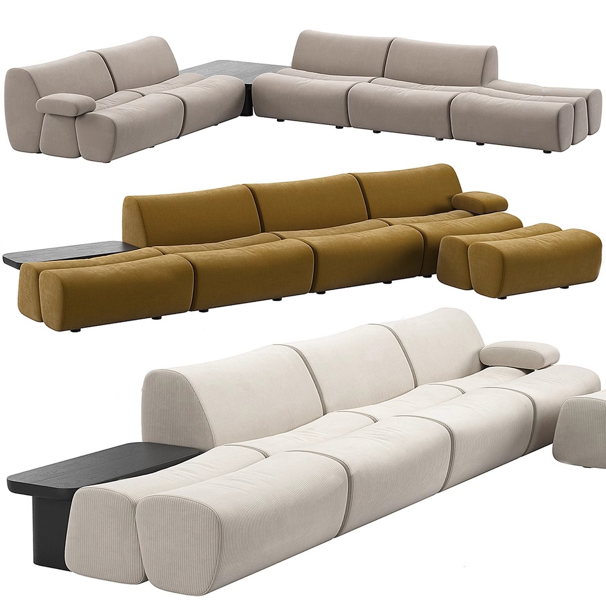 图片[8]-现代北欧沙发SU模型 客厅多人转角双人异形单人布艺沙发草图大师-大怪兽分享