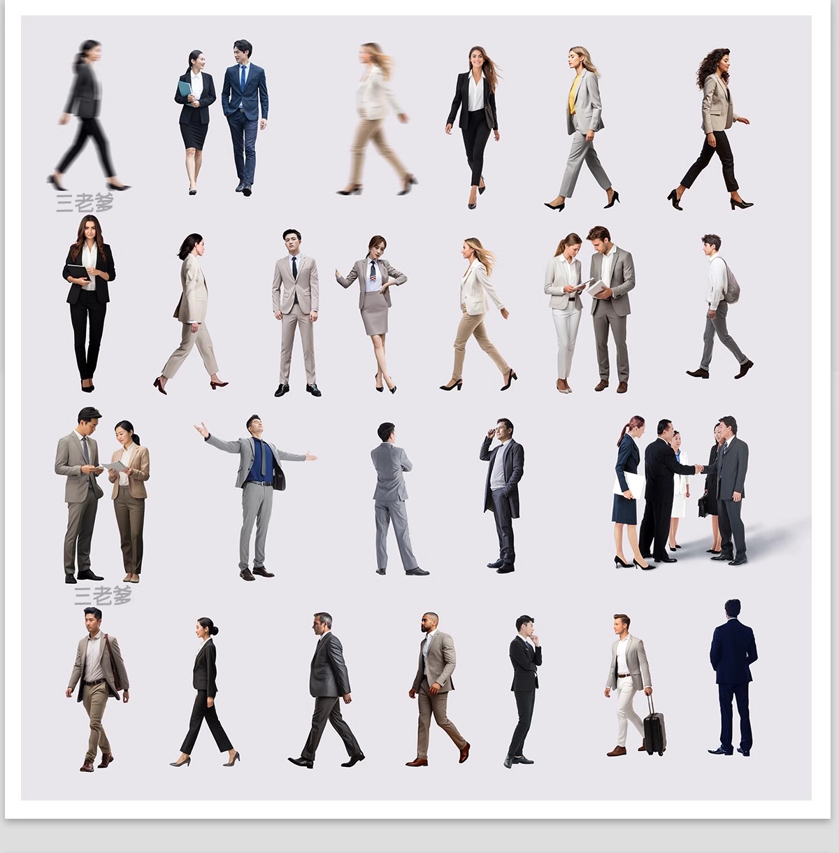 图片[8]-人物青年老人小孩子PS后期素材建筑效果图后期鸟瞰亚洲人PNG免抠-大怪兽分享