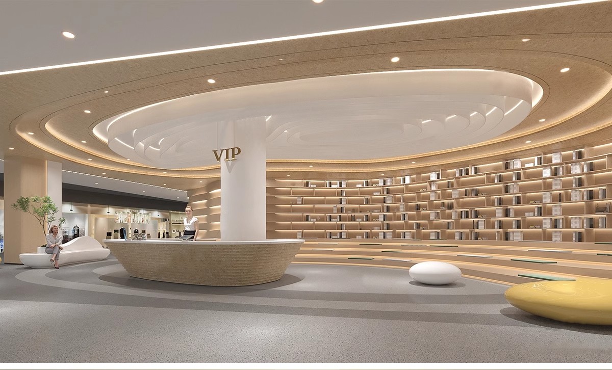 图片[8]-书吧SU模型 工业风书咖图书馆室内设计sketchup书店CAD施工图素材-大怪兽分享