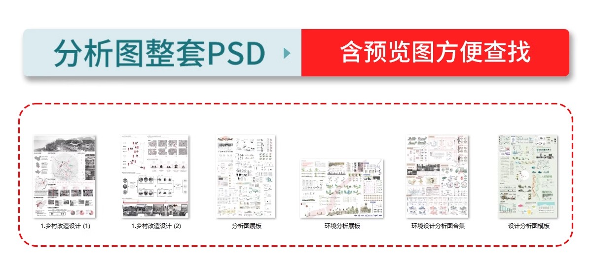 图片[6]-功能流线区位分析图PS建筑景观规划城规psd分层展板素材人群图标-大怪兽分享