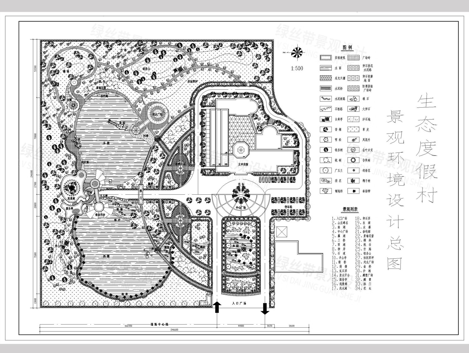 图片[8]-农场农庄旅游观光农业园乡村田园旅游度假文旅CAD平面图方案布局-大怪兽分享
