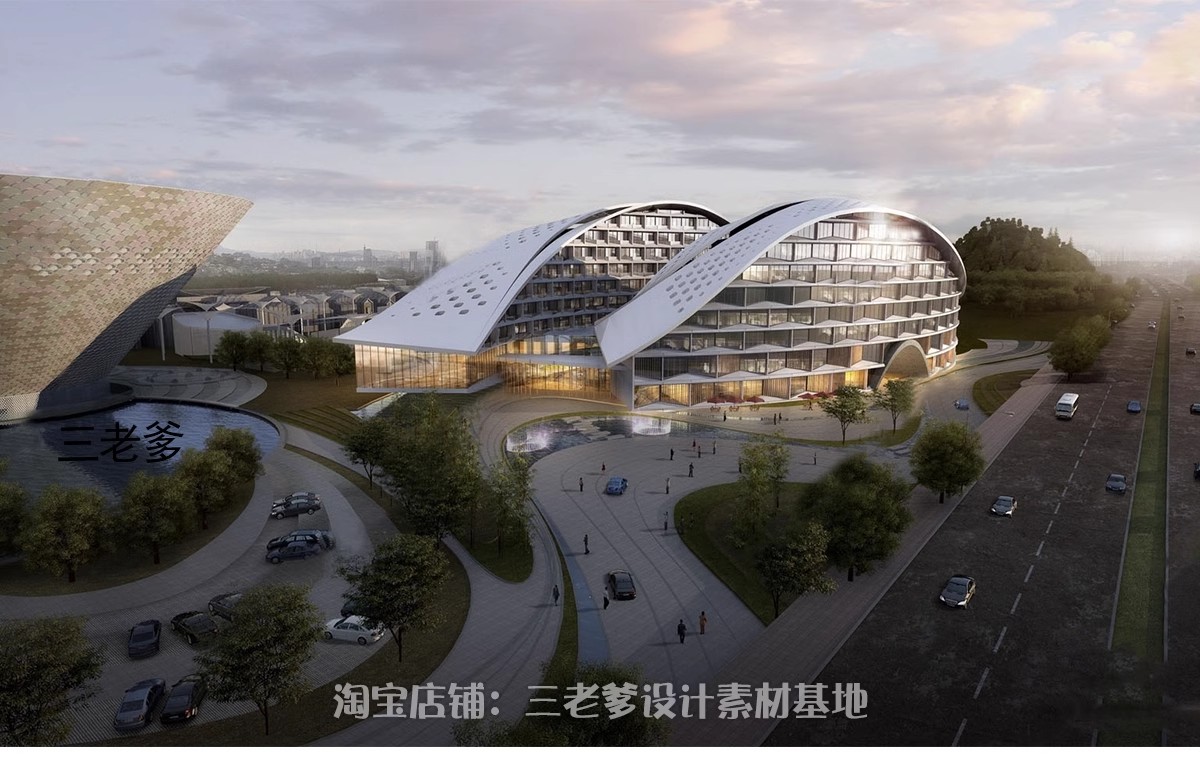 图片[9]-酒店旅馆建筑设计PPT文本SU建筑CAD配套优秀作品参考案例草图大师-大怪兽分享