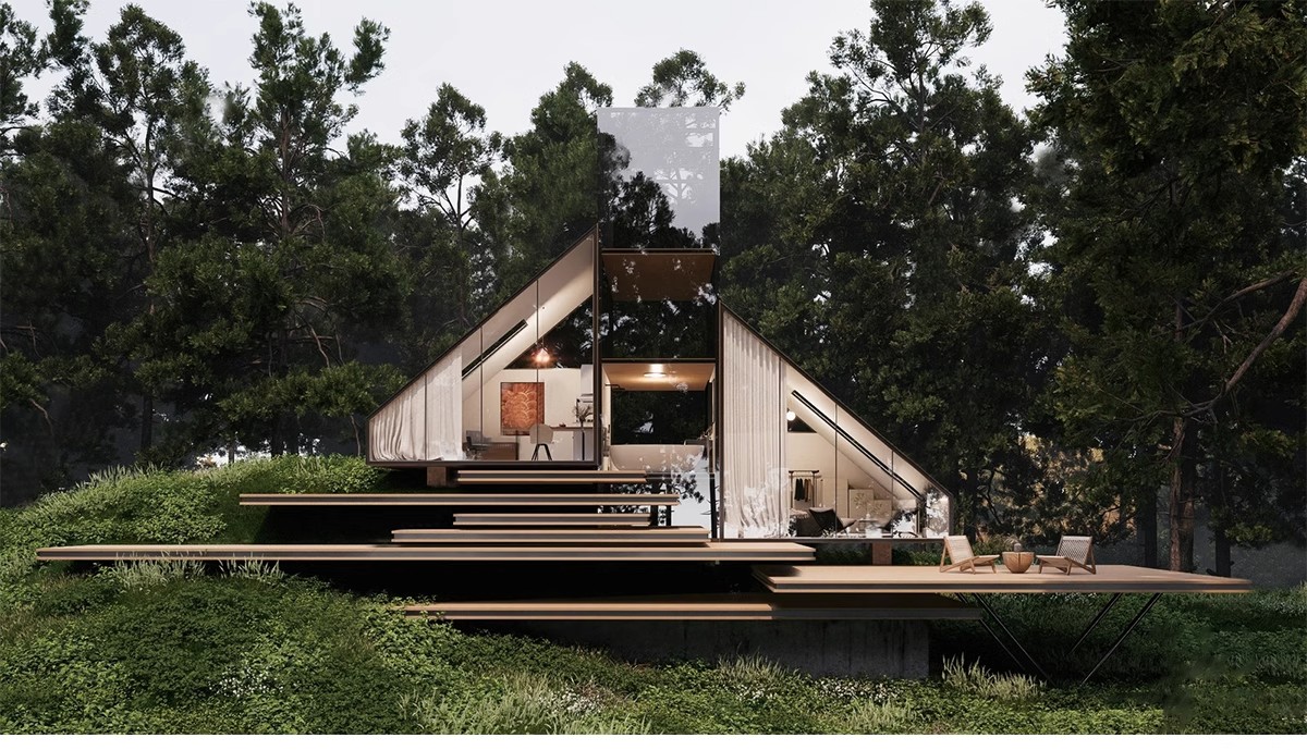 图片[9]-草图大师民宿度假村酒店中式现代别墅客栈旅游创意外观建筑SU模型-大怪兽分享