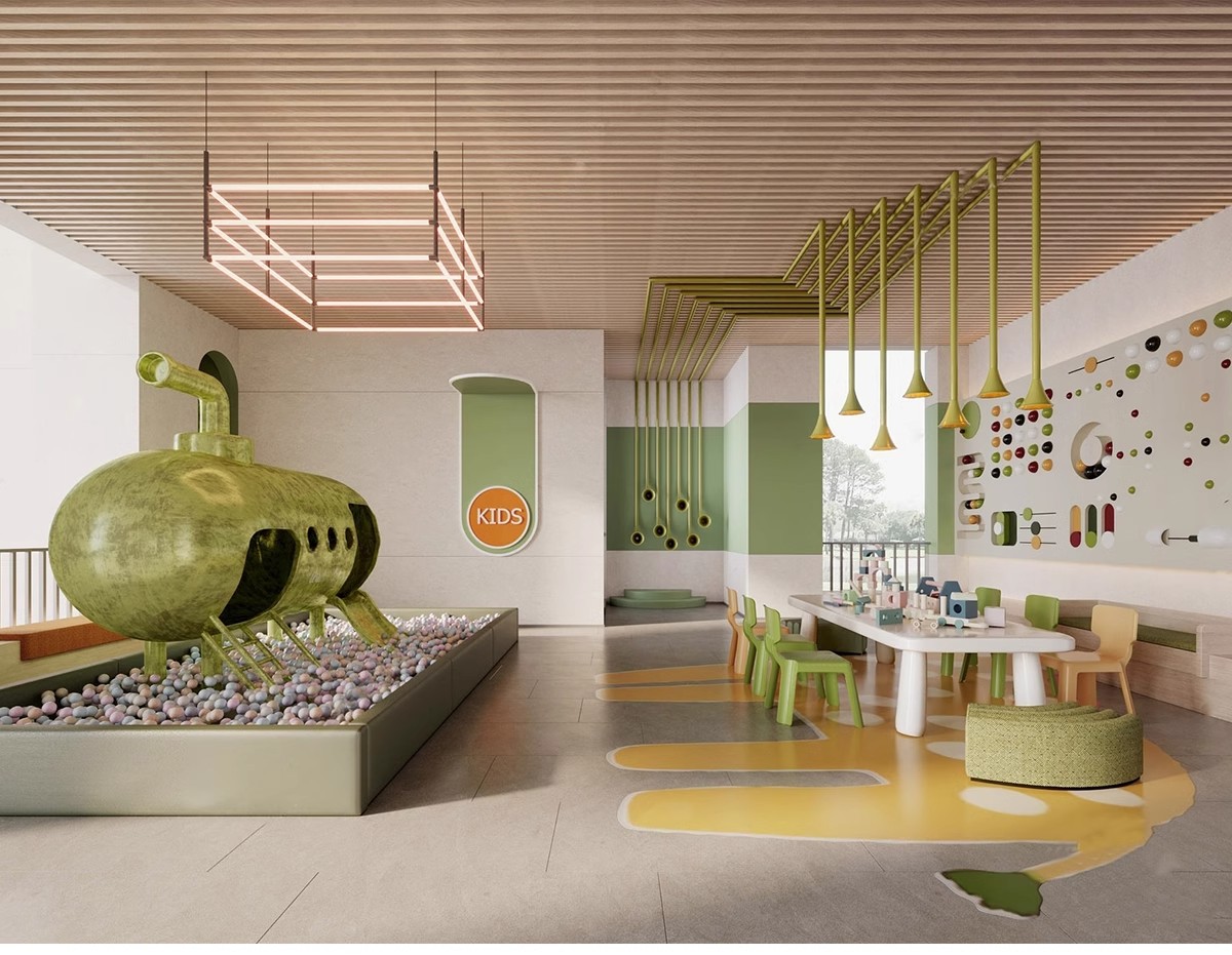图片[7]-儿童乐园早教中心教室幼儿园3d模型室内CAD施工图3dmax效果平面SU-大怪兽分享