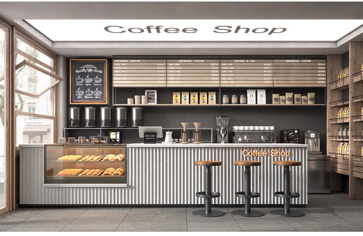 图片[9]-水吧台服务台SU模型现代餐饮酒吧咖啡厅奶茶店操作收银台草图大师-大怪兽分享