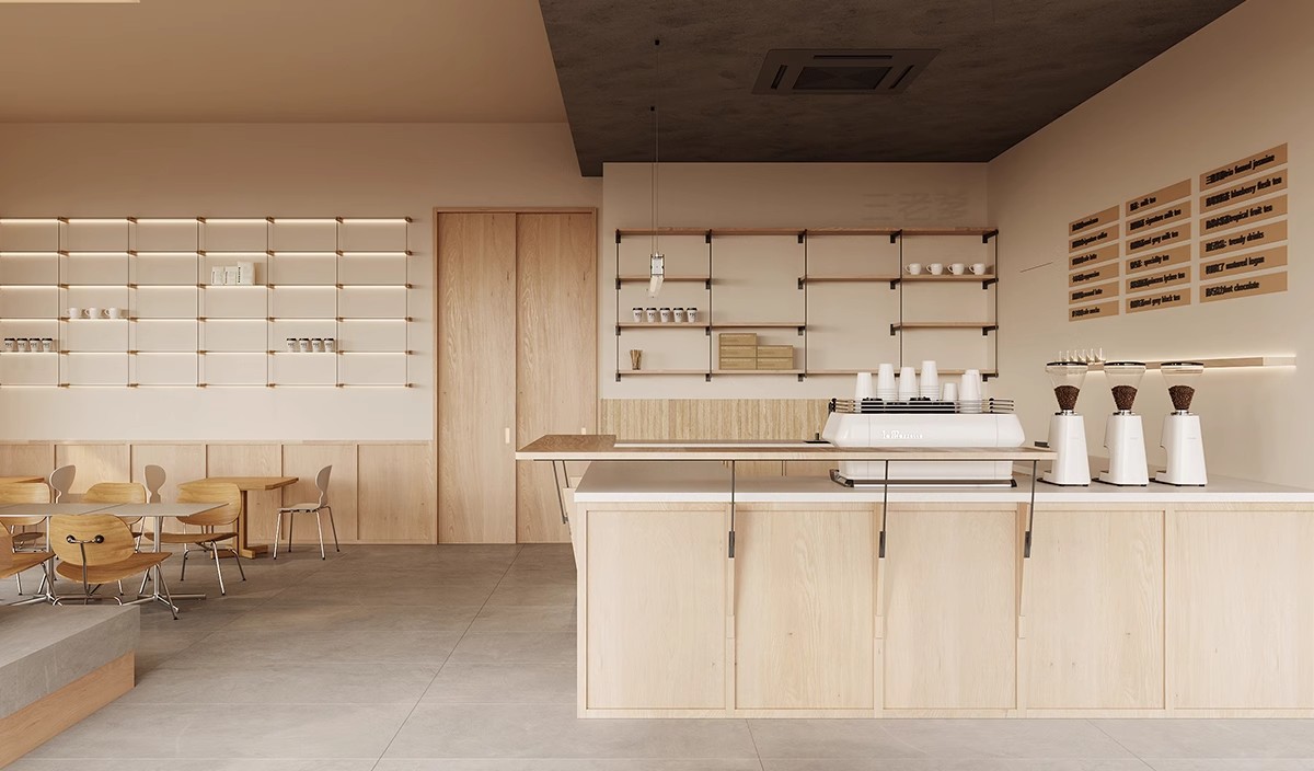 图片[9]-奶茶店咖啡厅CAD施工图纸3d效果图茶楼配套全套设计装修su模型-大怪兽分享