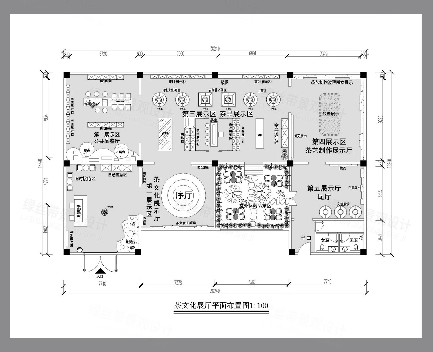 图片[7]-展厅商业文化展馆室内 布局企业科技展览馆方案设计CAD平面布置图-大怪兽分享