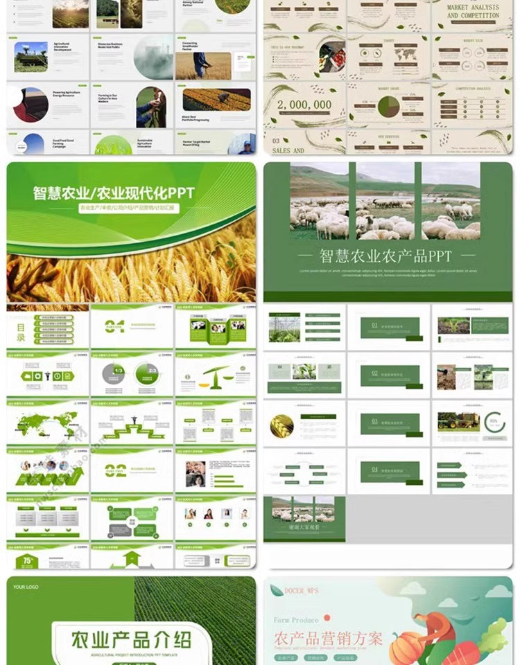 图片[7]-农业农产品PPT模板介绍营销宣传推广水果蔬菜生鲜有机食品绿色-大怪兽分享
