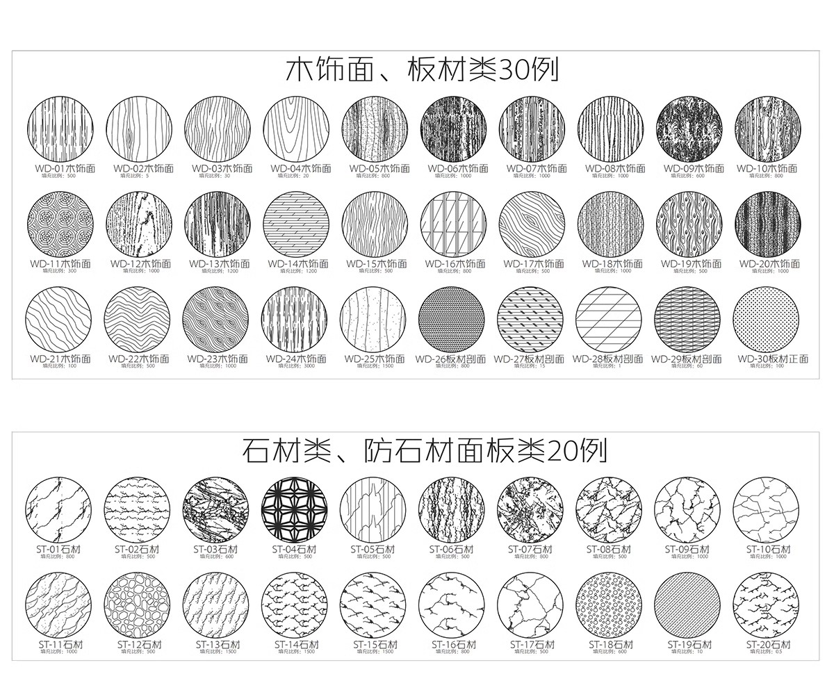 图片[8]-室内设计CAD填充图案石材木纹地毯墙纸家装施工图块自定义pat素材-大怪兽分享
