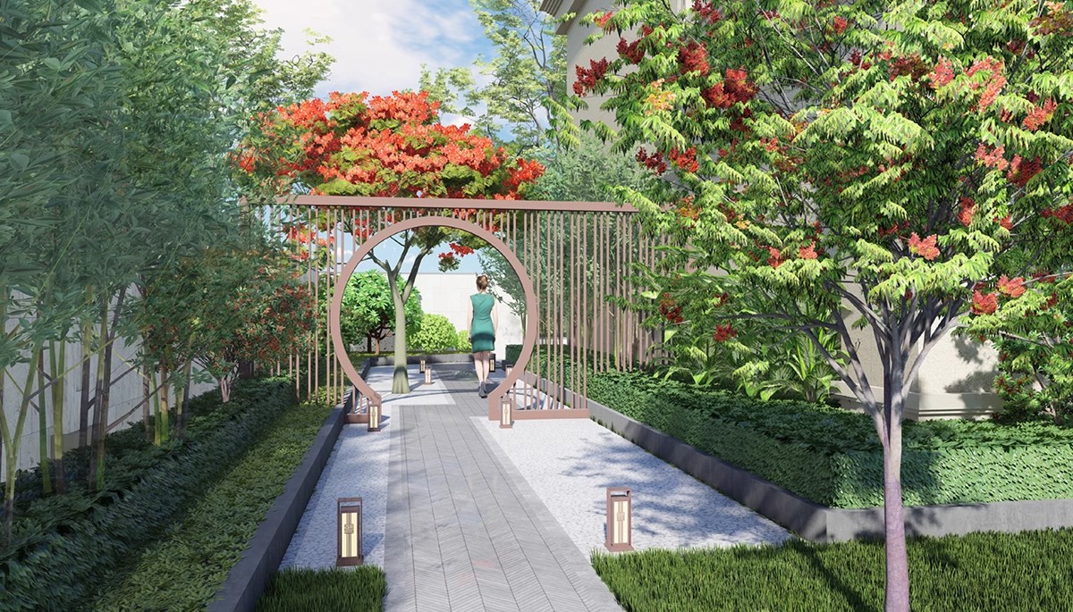 图片[6]-别墅庭院景观装修设计效果图片花园露台乡村户外院子CAD施工图纸-大怪兽分享