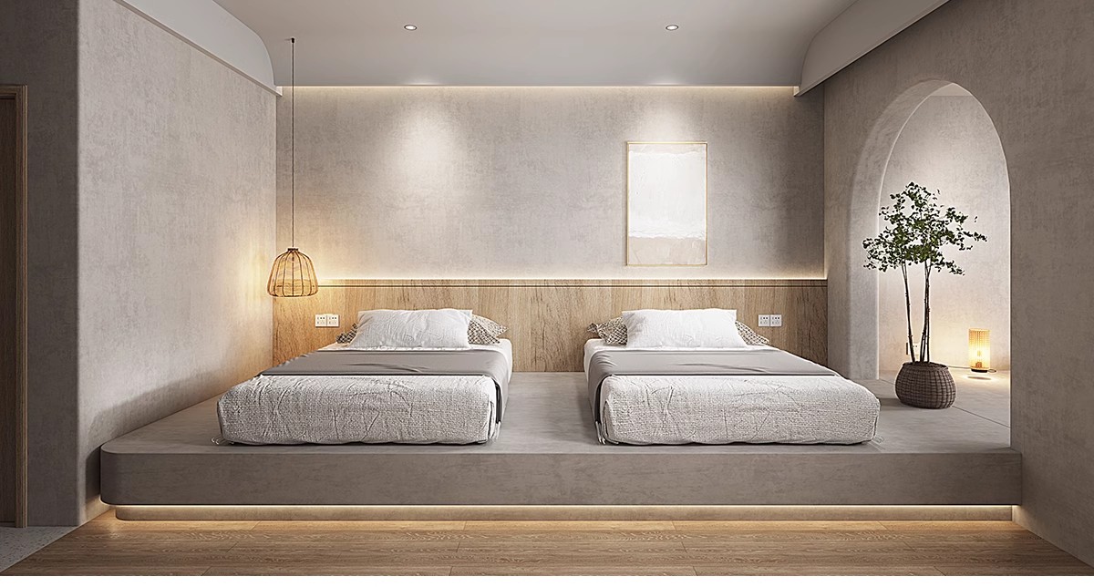 图片[7]-民宿酒店建筑CAD施工图 总平面布局图立面乡村客栈设计图纸效果图-大怪兽分享