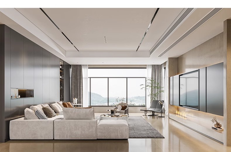 图片[9]-2025轻奢装修设计风格效果图片实景样板房现代软装简约CAD施工图-大怪兽分享