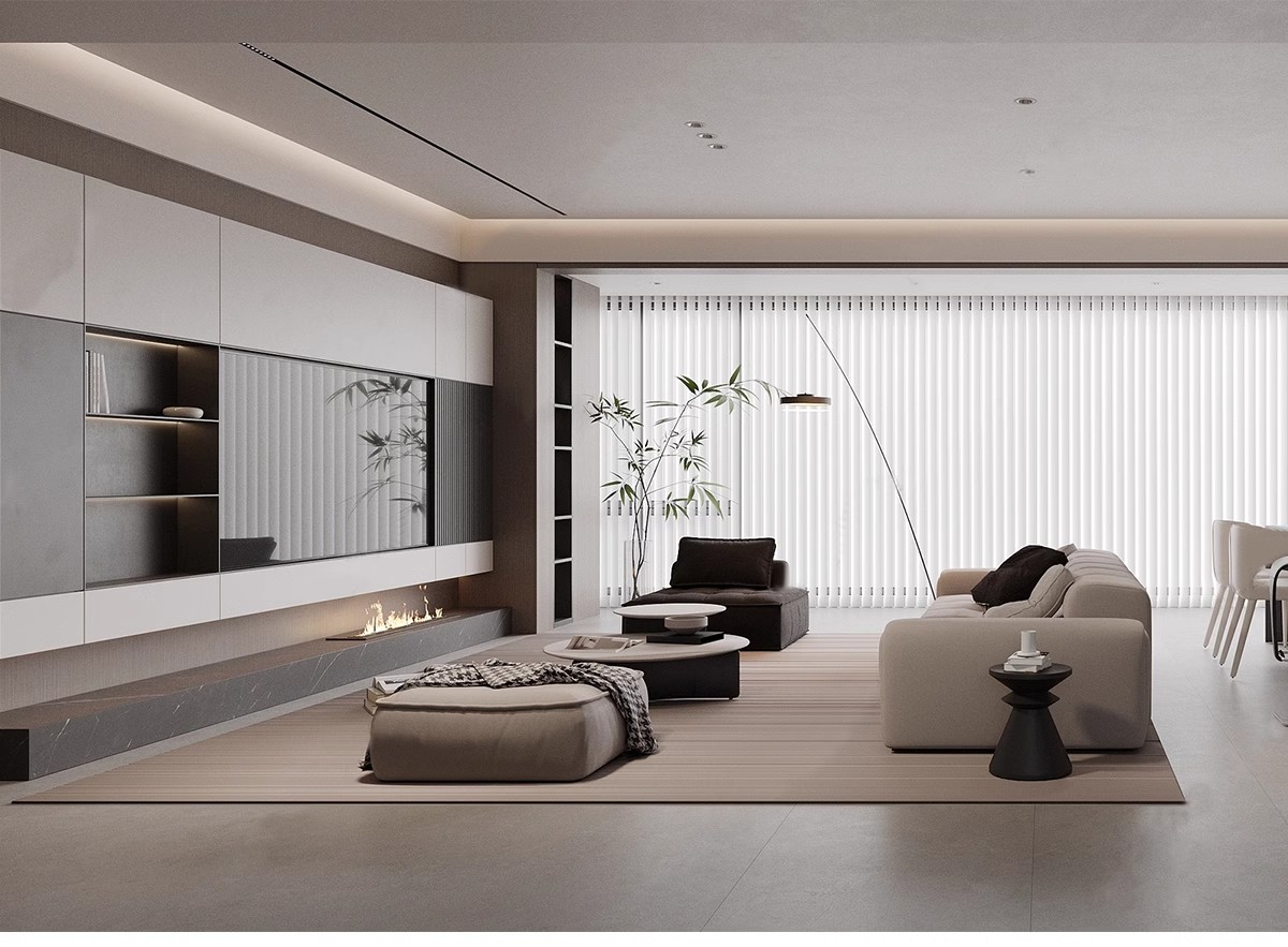 图片[10]-现代简约轻奢风格草图大师模型室内设计家装家具客厅卧室SU素材库-大怪兽分享