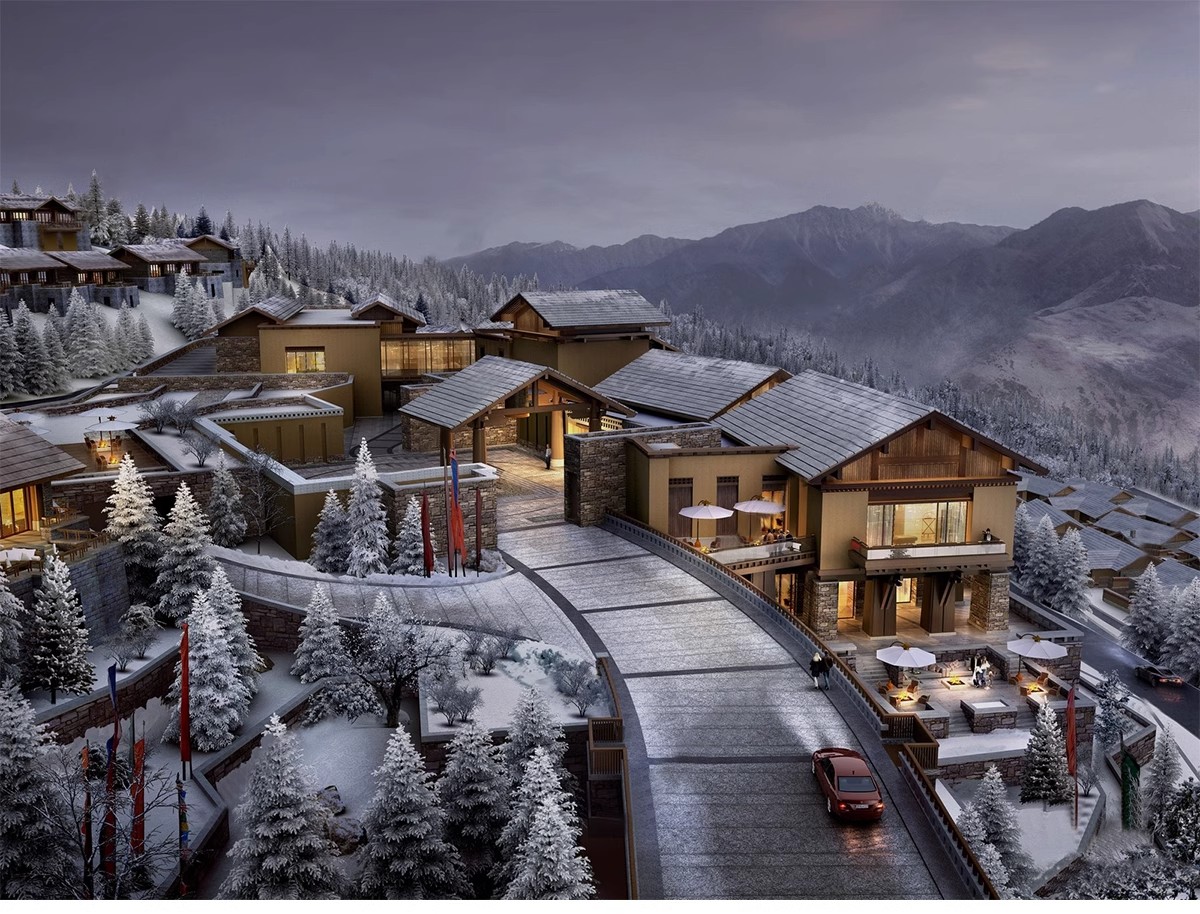 图片[10]-草图大师民宿度假村酒店中式现代别墅客栈旅游创意外观建筑SU模型-大怪兽分享