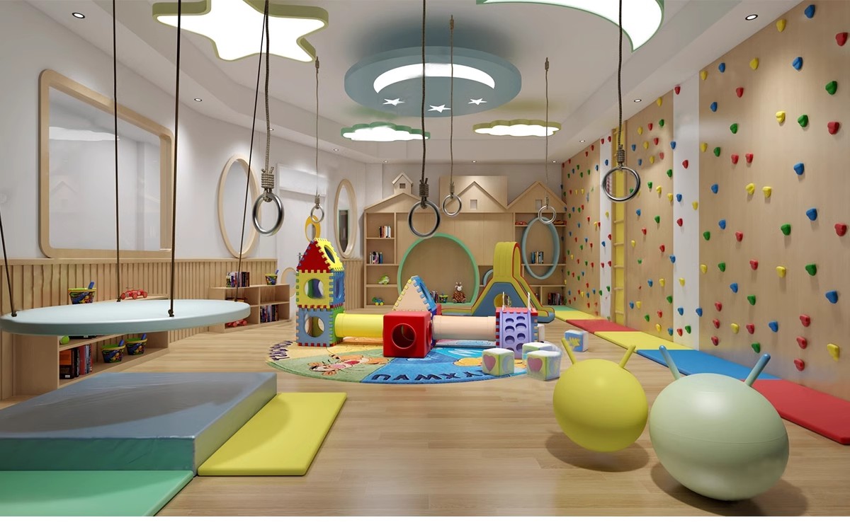 图片[8]-儿童乐园早教中心教室幼儿园3d模型室内CAD施工图3dmax效果平面SU-大怪兽分享